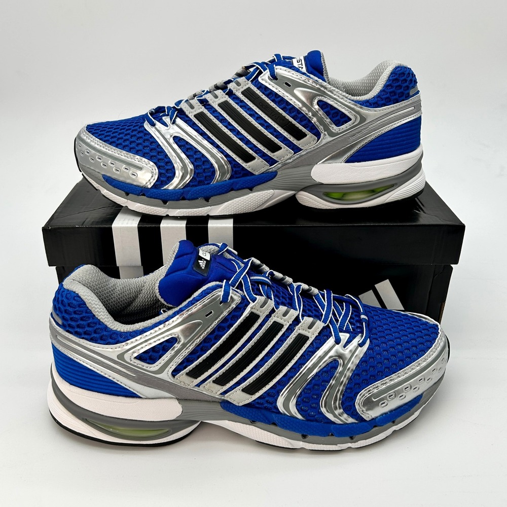 adidas Adistar Control 5 Mens Size 10 Royal Blue Silver Metallic NEW JQ4167